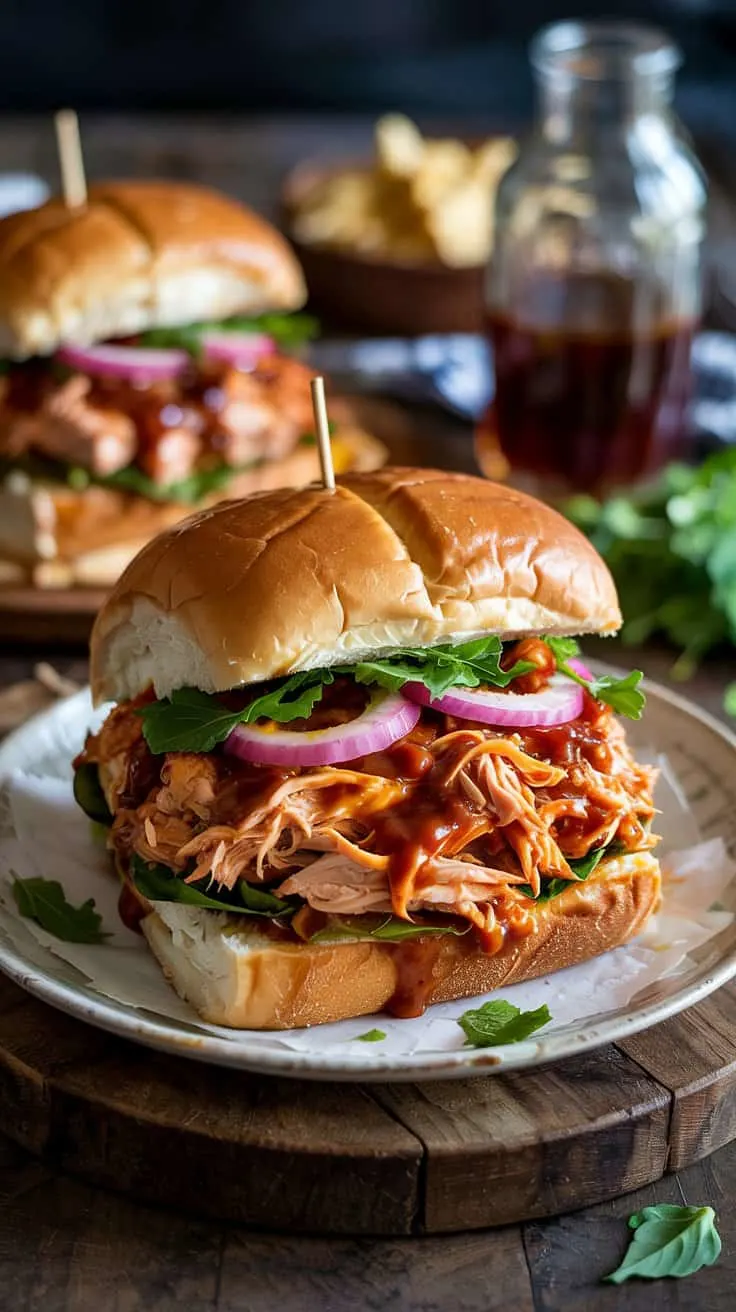 Slow cooker bbq pulled chicken this sl