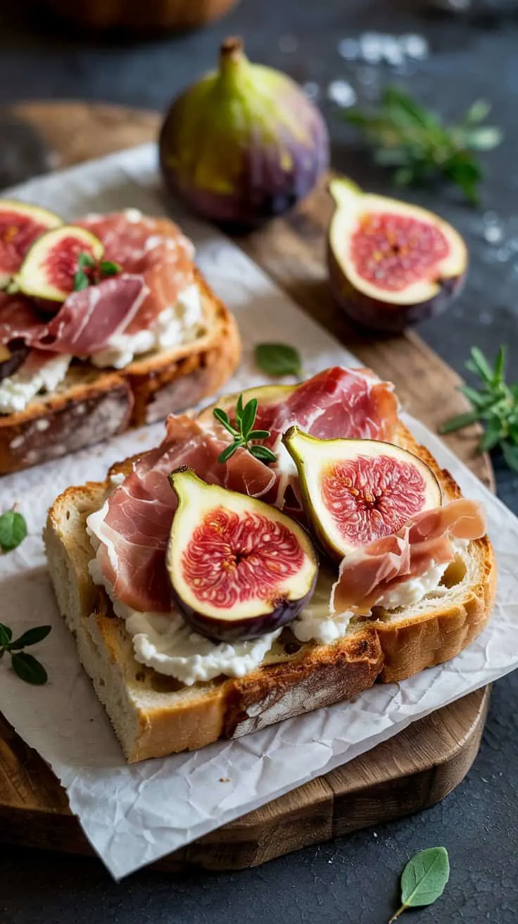 Ricotta fig toast this rico