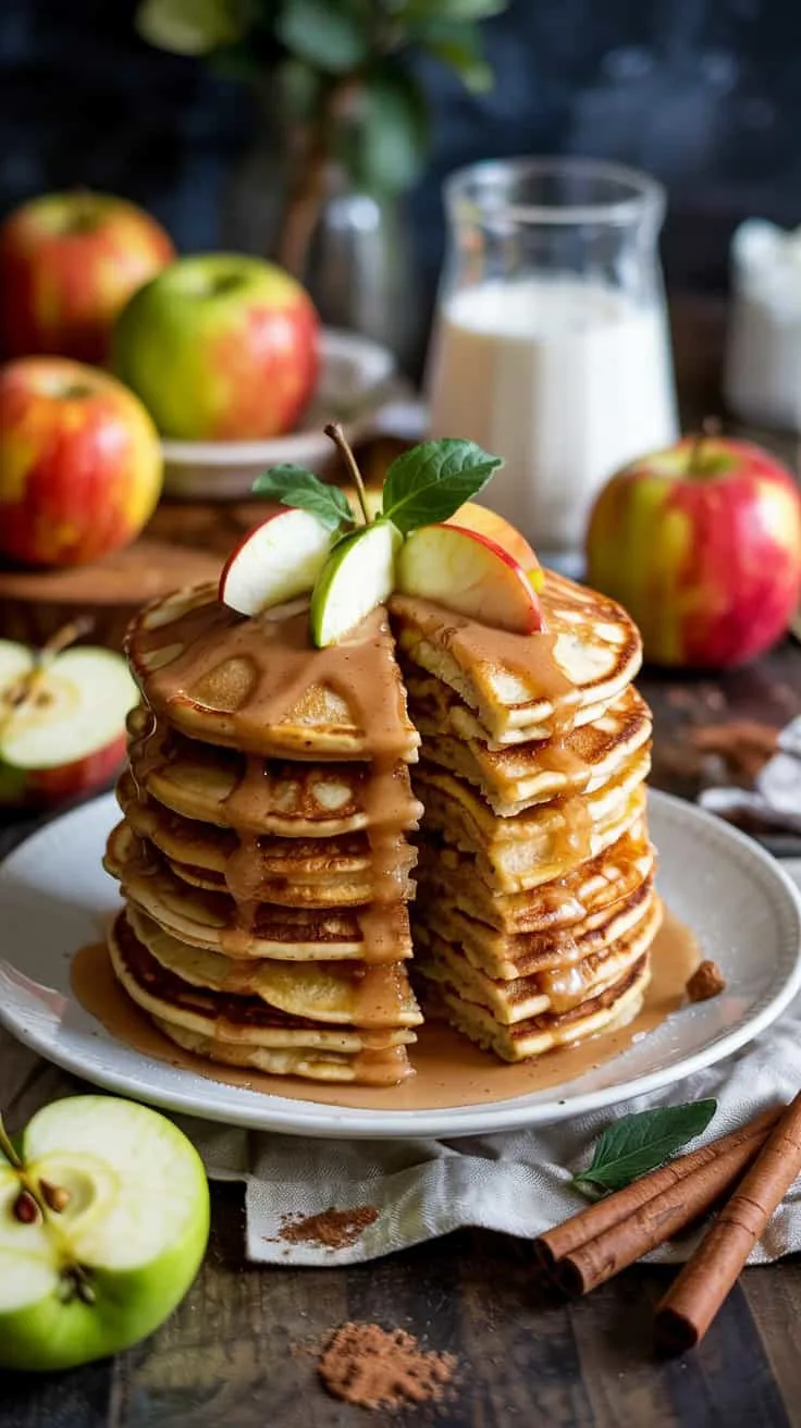 Apple cinnamon pancakes apple cinnamon