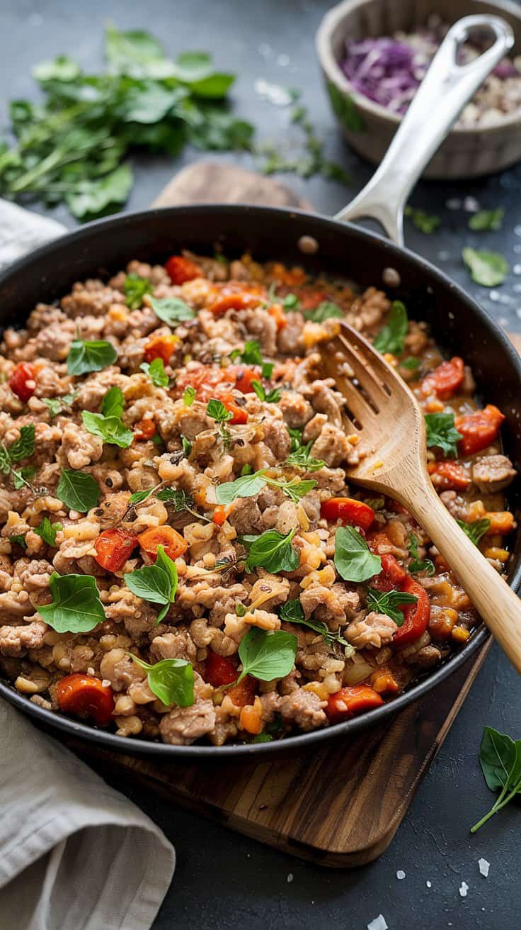 Ground turkey and rice ski api is wma