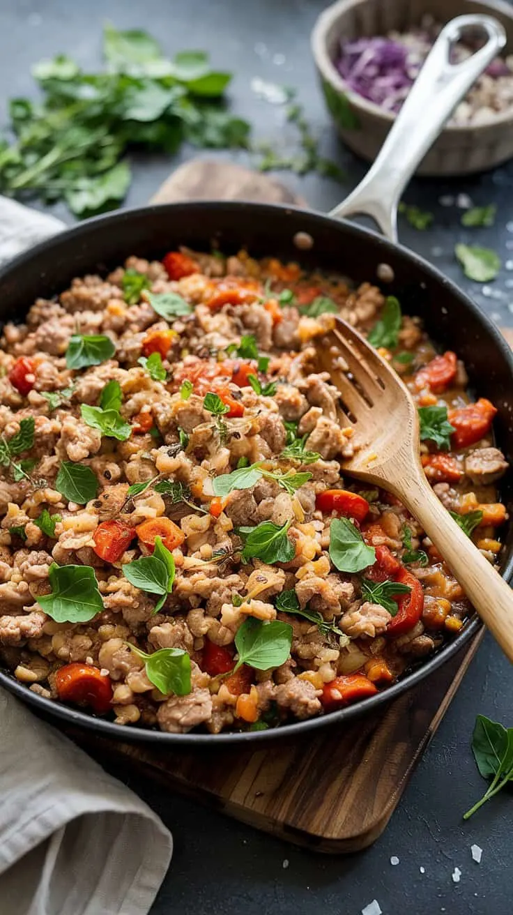 Ground turkey and rice ski api is wma