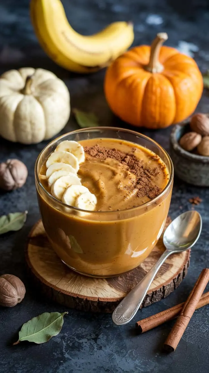 Pumpkin spice smoothie bowl this pumpk
