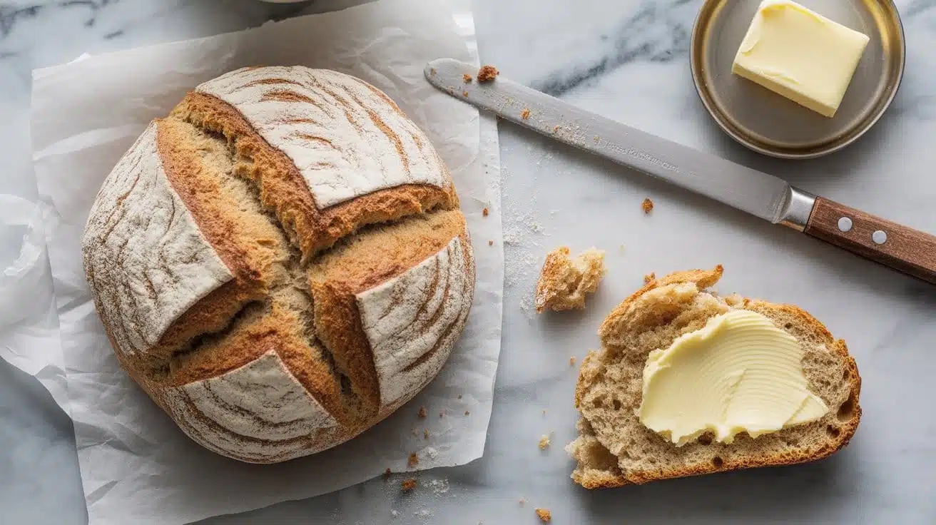 Classic irish soda bread a bright top