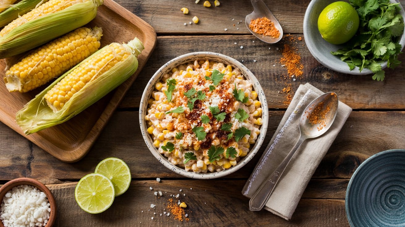 Mexican street corn salad