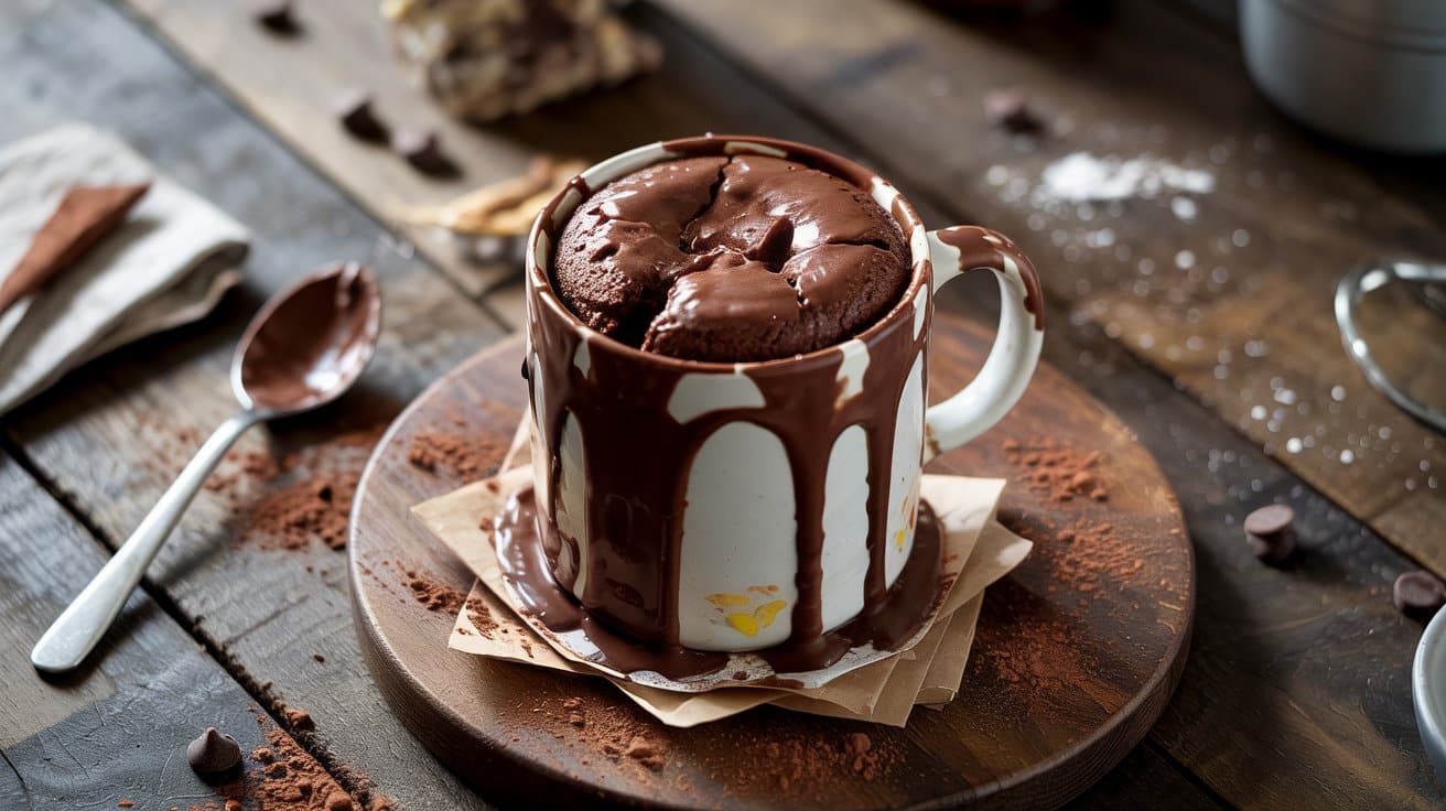 1 chocolate mug cake a bright top down f