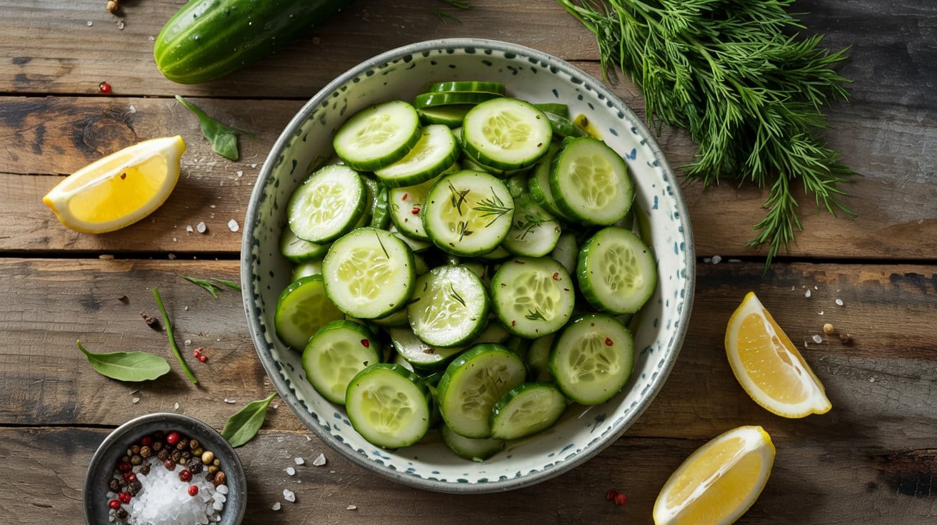 Classic cucumber dill salad a bright t vxlca