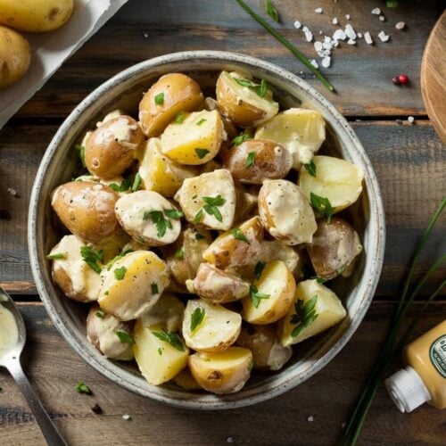 Classic herbed dijon potato salad a br