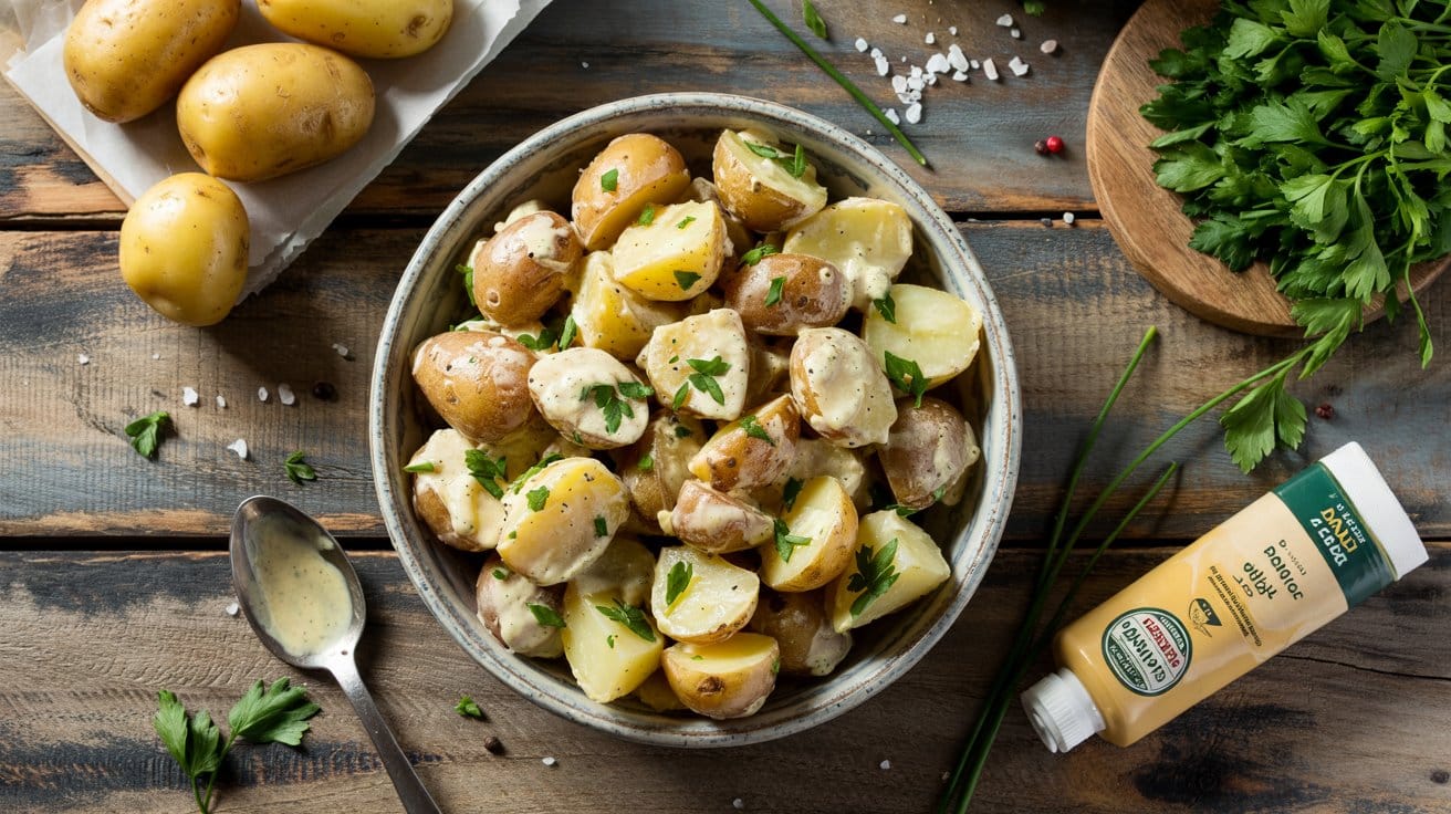 Classic herbed dijon potato salad a br