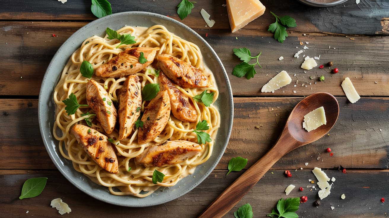 Creamy cajun chicken pasta a bright to