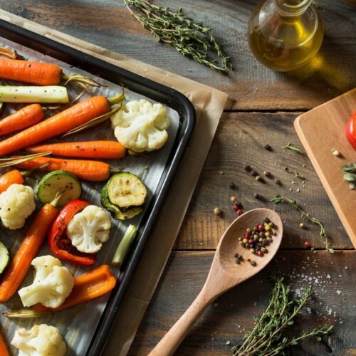 Low sodium roasted veggie medley a bri