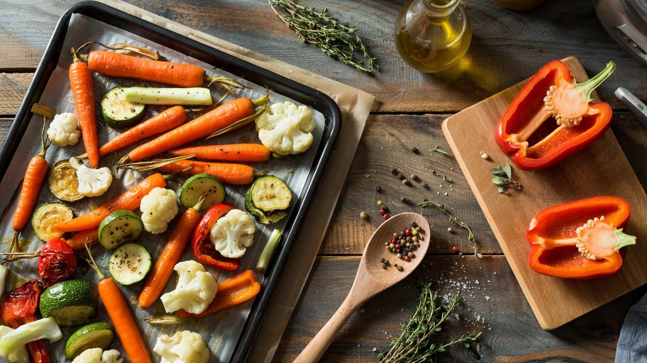 Low sodium roasted veggie medley a bri