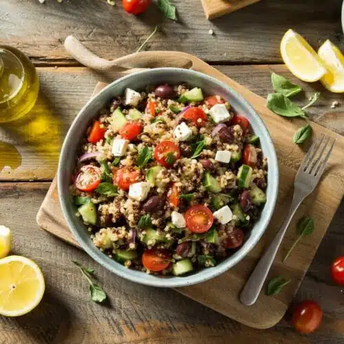Quinoa salad a bright to