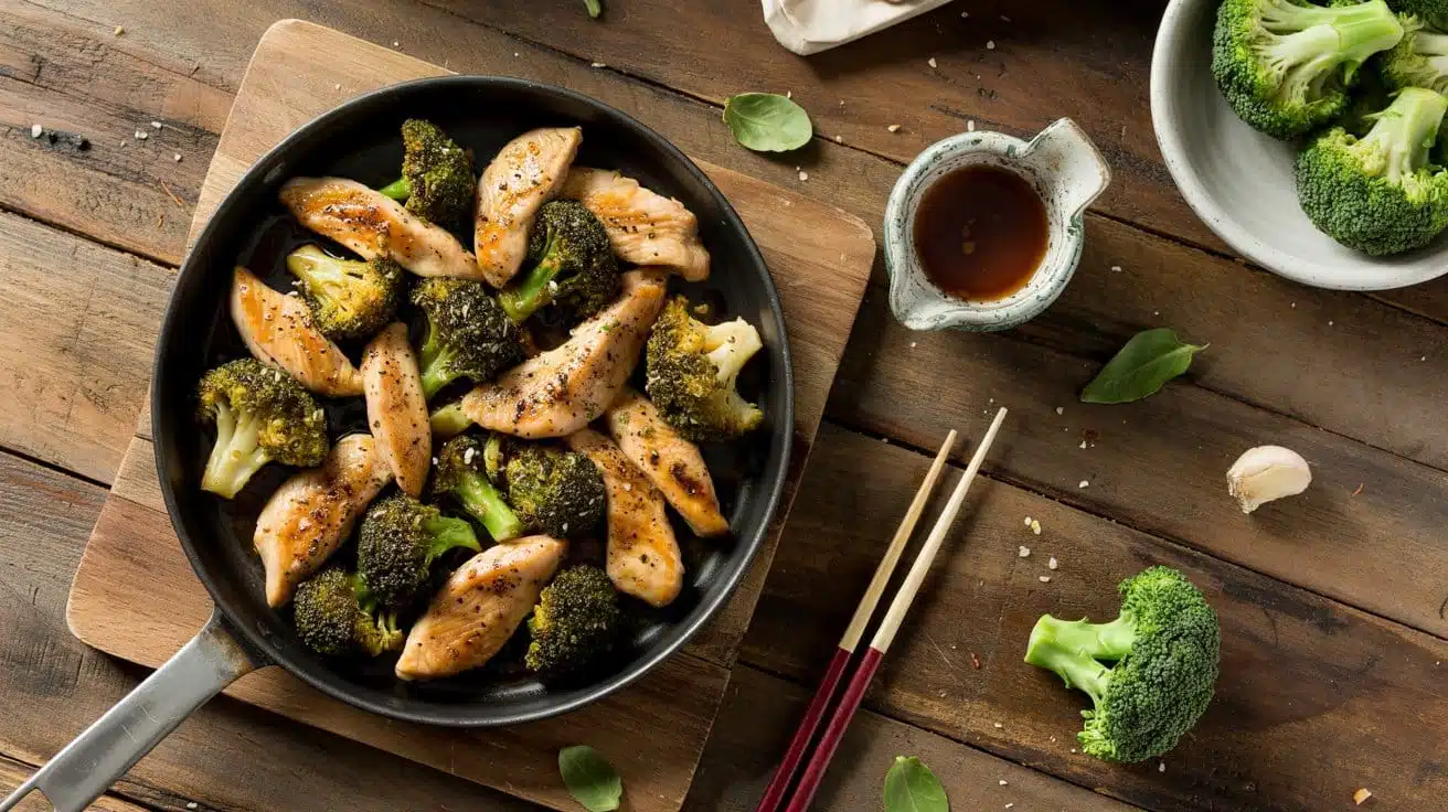Paleo chicken and broccoli stir fry a loita