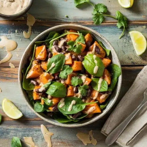 Roasted sweet potato black bean buddha g