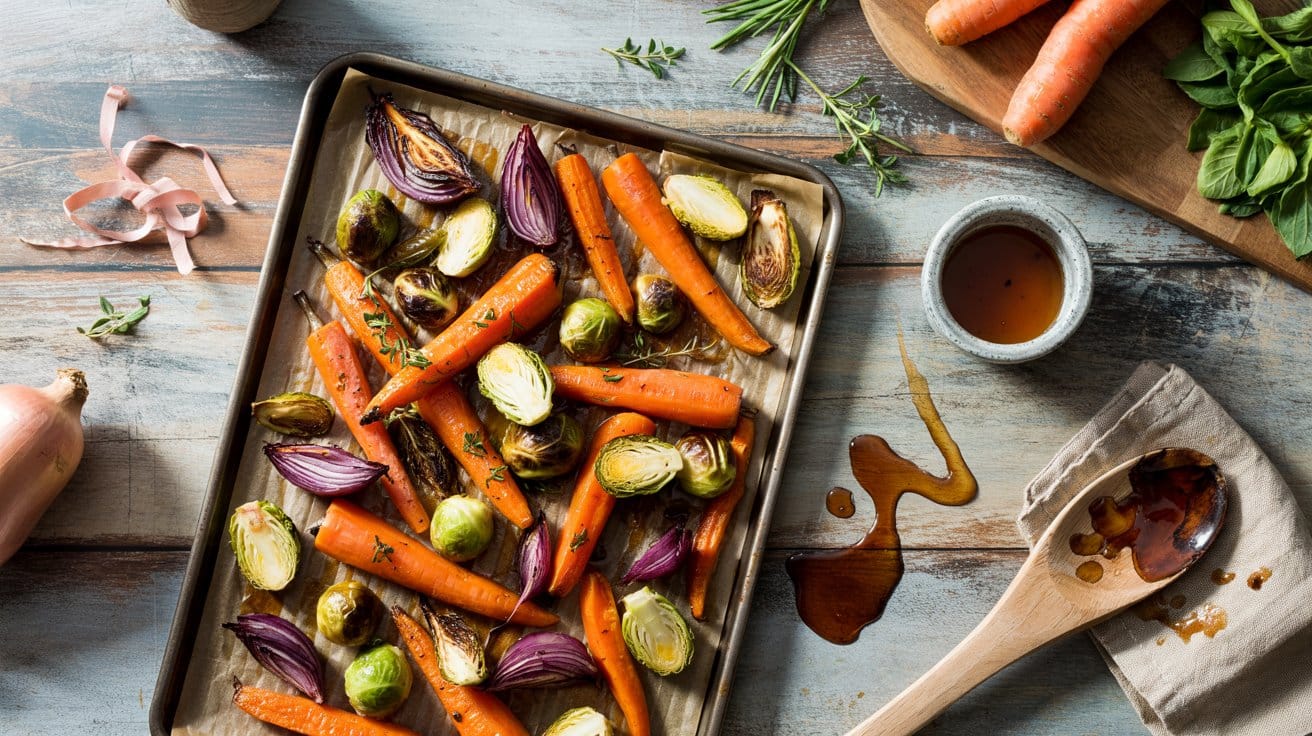 Sheet pan roasted with mapl 6jeeja