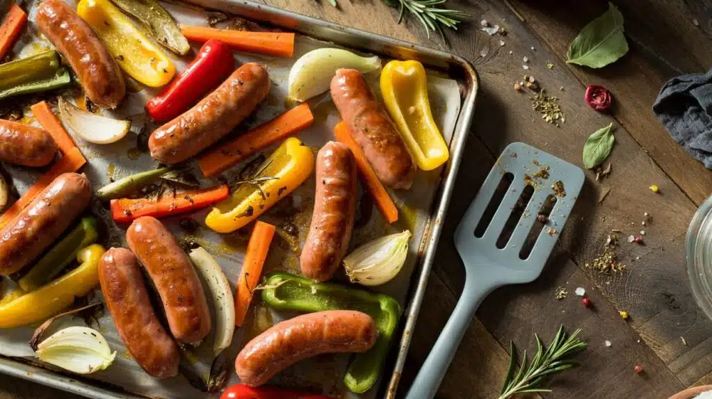 20 One-Pan Roasted Vegetable and Sausage Dinners