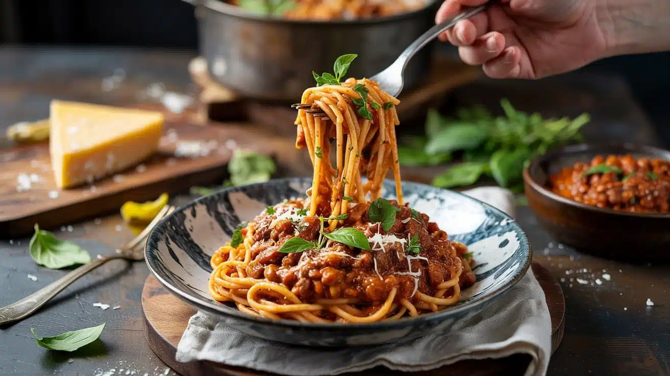 Lentil bolognese a hearty marble top v 5jqrg
