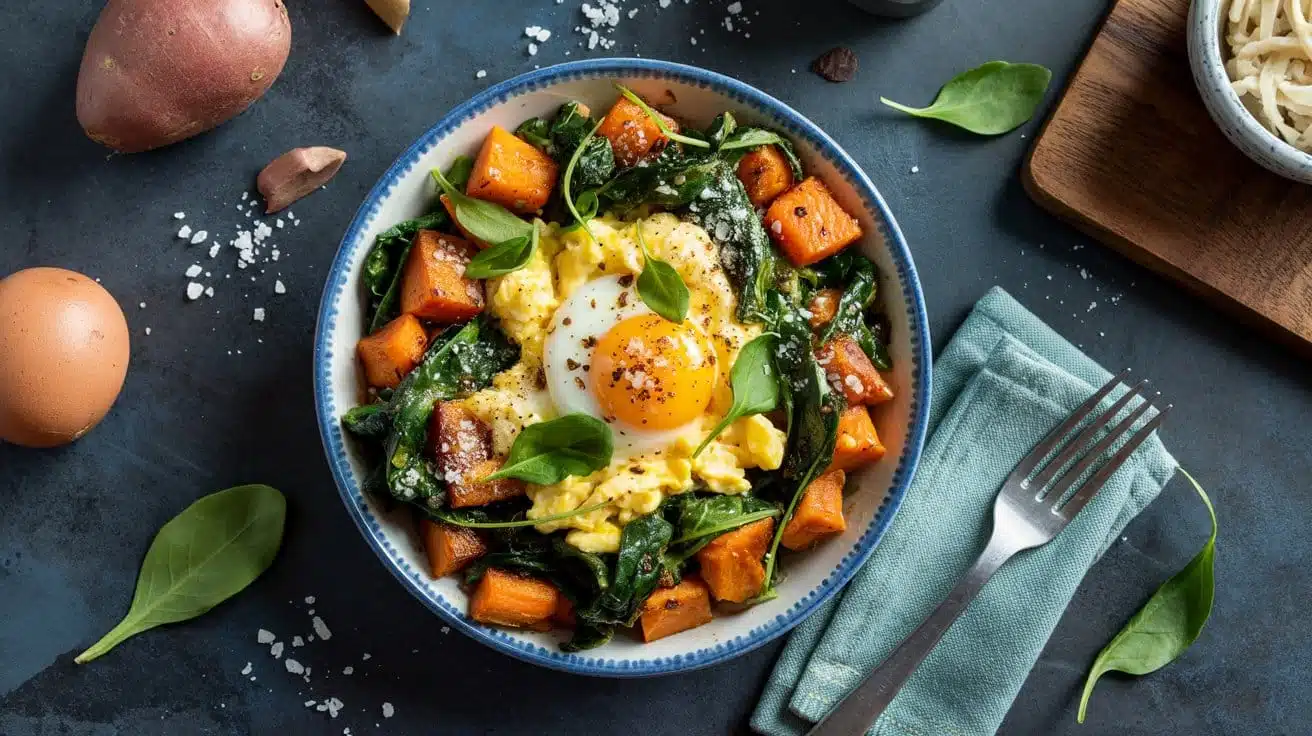 Savory breakfast bowl a hearty top do