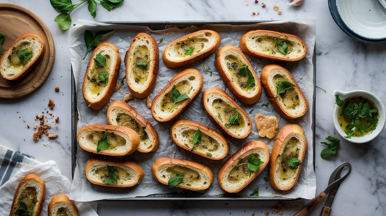Vegan garlic bread