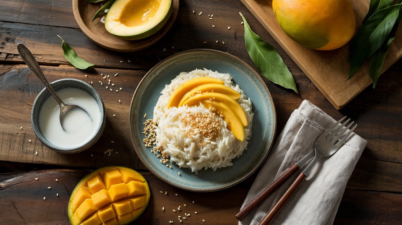 Vegan mango sticky rice a warm top do pjjzg ccgdu9