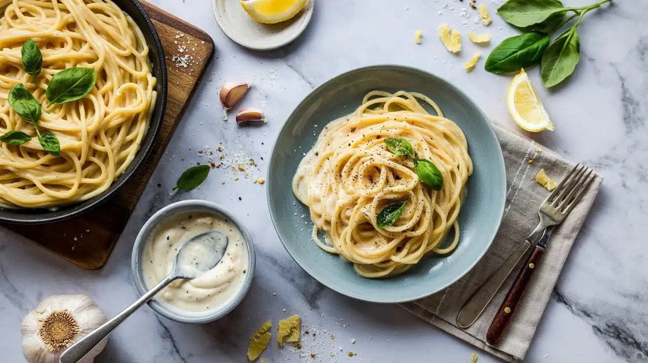 Alfredo with cream for da 6 sm39 y81jq