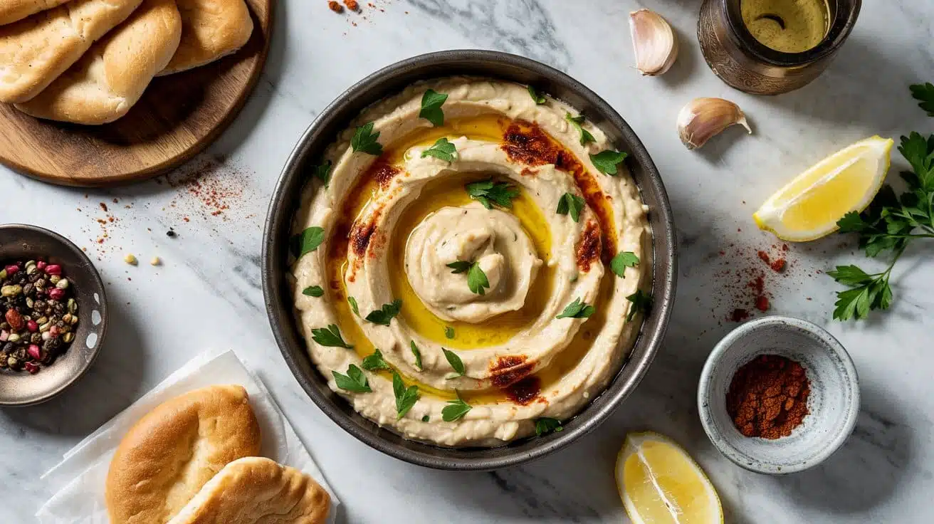 Baba ganoush with warm smoky spices a 0svjrc