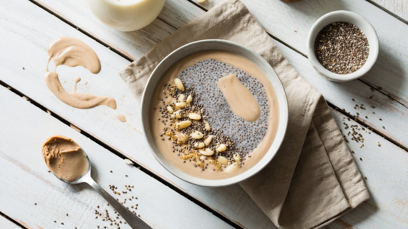 Chia seed smoothie bowl a neutral ton sml lqoxq afh3vgu i8ww