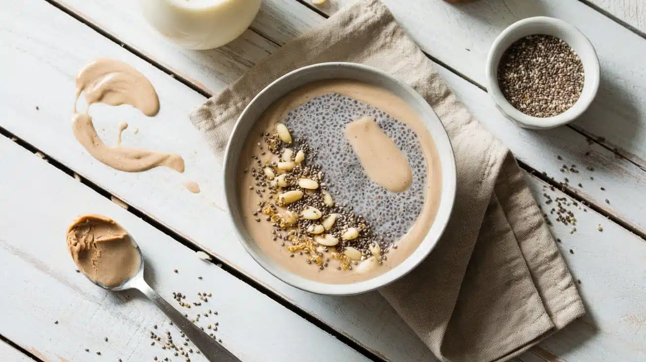 Chia seed smoothie bowl a neutral ton sml lqoxq afh3vgu i8ww