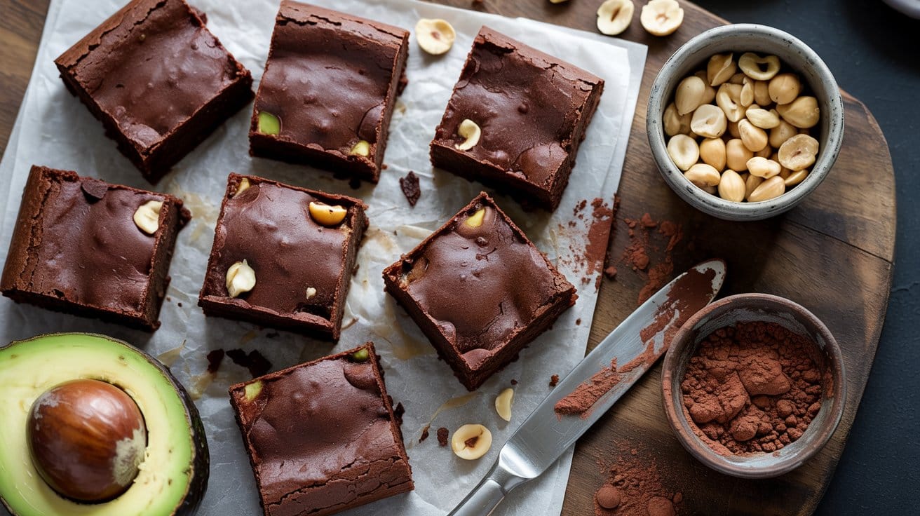 11 chocolate hazelnut avocado brownies a wz y2ba wmmrco0