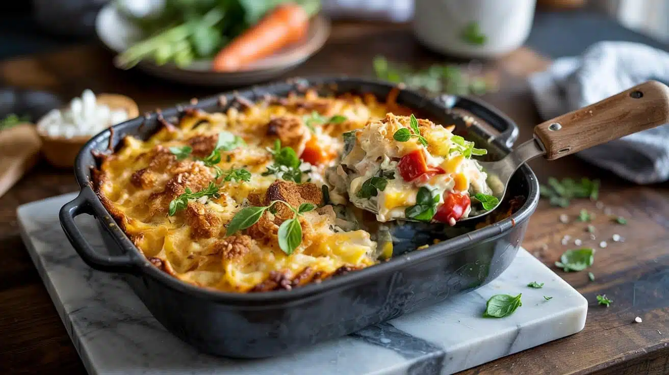 Hash brown casserole baked with veggi fxihy3 fqtigmv0 l7wxqw ld2i