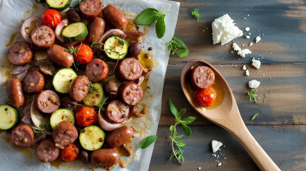 20 One-Pan Roasted Vegetable and Sausage Dinners