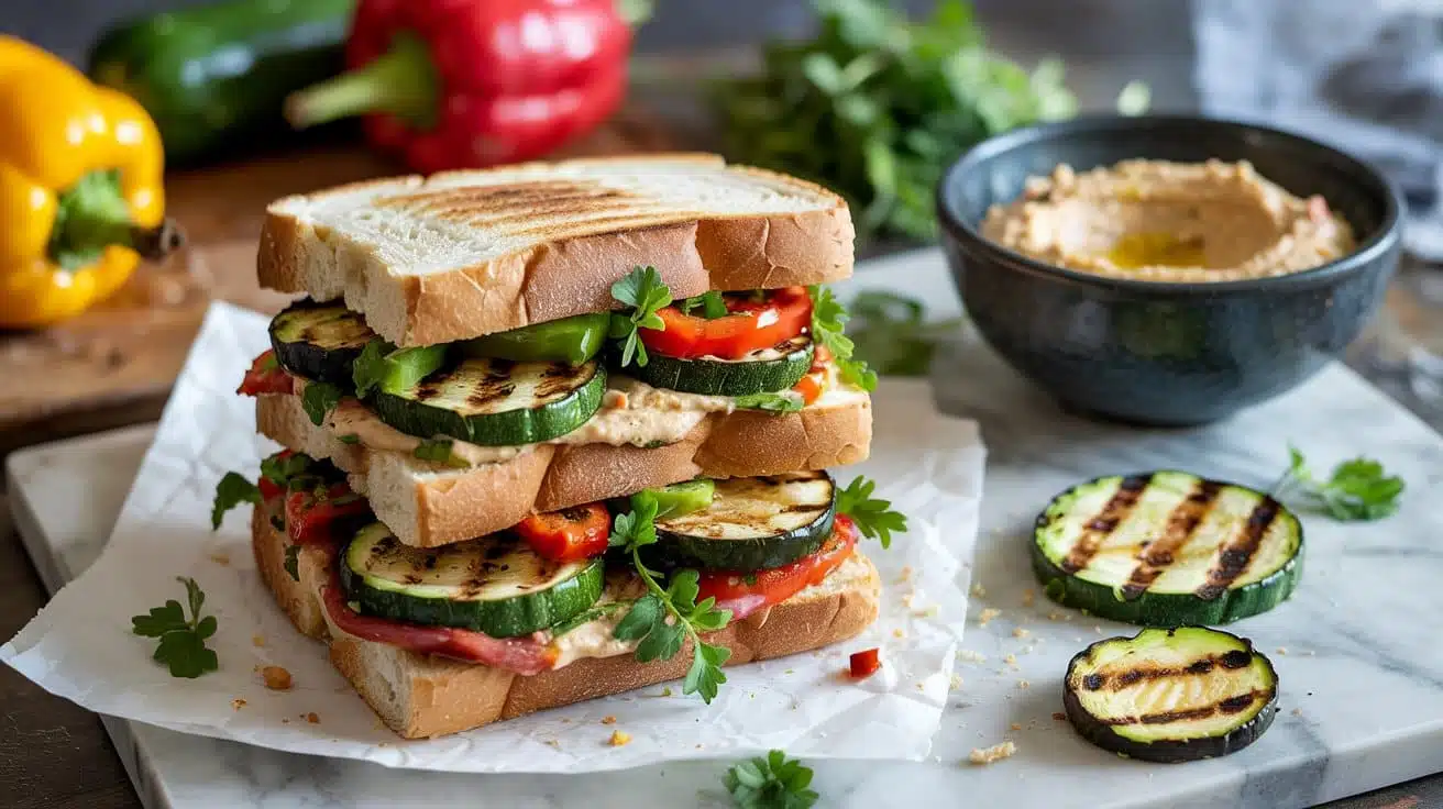 Grilled vegetable and garlic hummus s dznxvmota