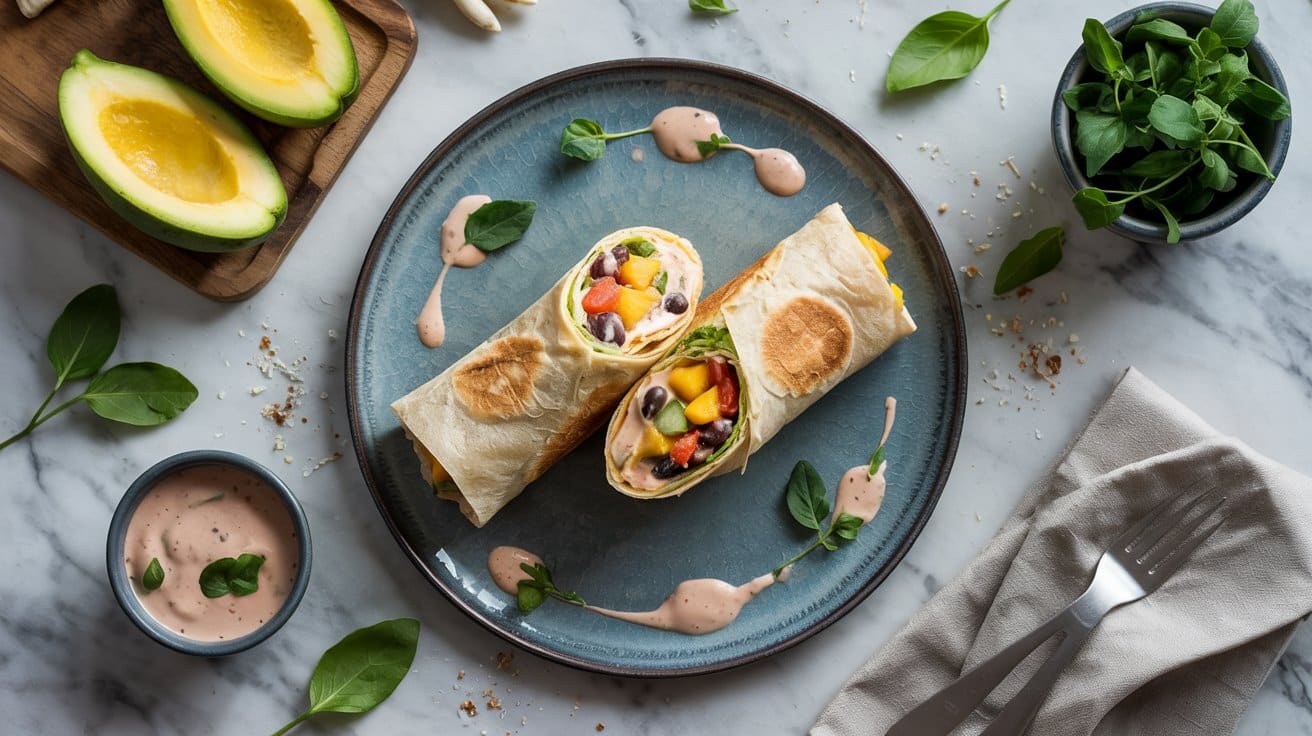 Mango salsa and black bean sweet bala mkea2q