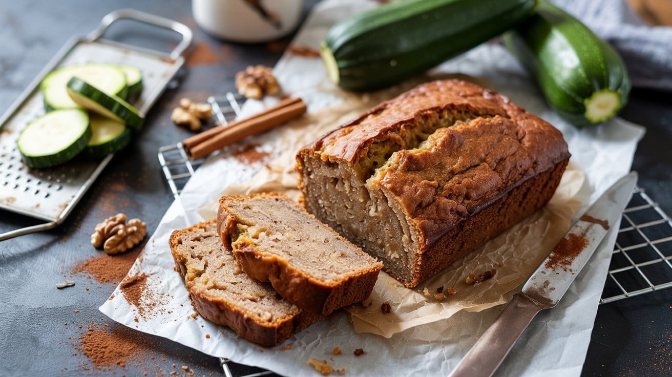 Zucchini bread with cinnamon spice a ynka o