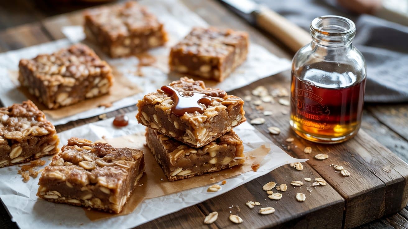 Maple oatmeal bars a warm overhead im ldquedl