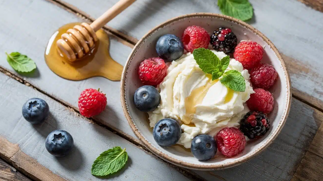 Ricotta and berry bowl a bright top d zzgv lxdhlih a