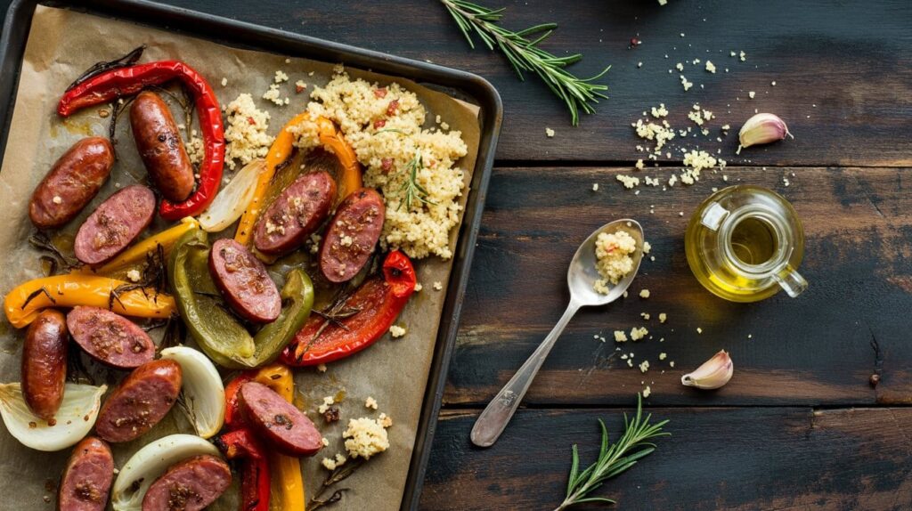 20 One-Pan Roasted Vegetable and Sausage Dinners