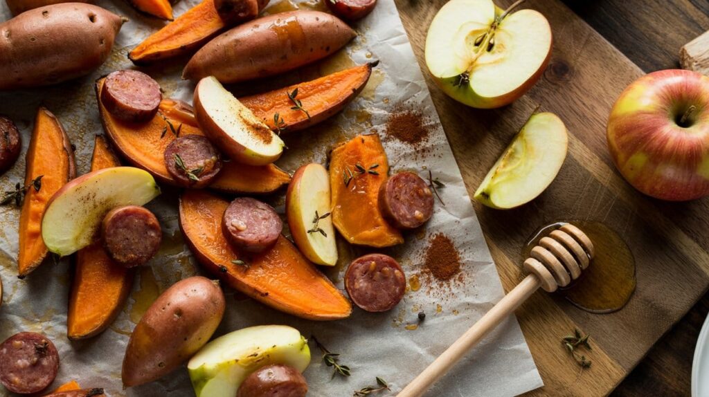 20 One-Pan Roasted Vegetable and Sausage Dinners