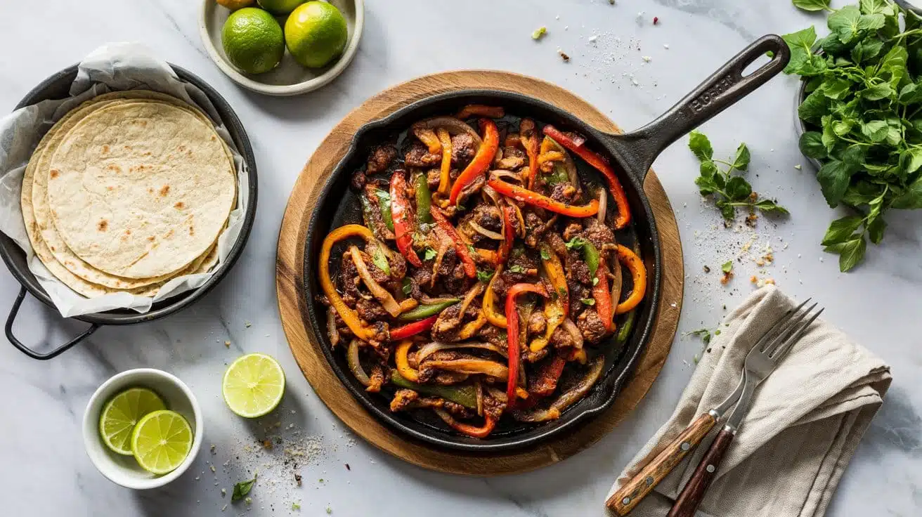 Vegan fajitas with bell peppers and o hohn 6e iq