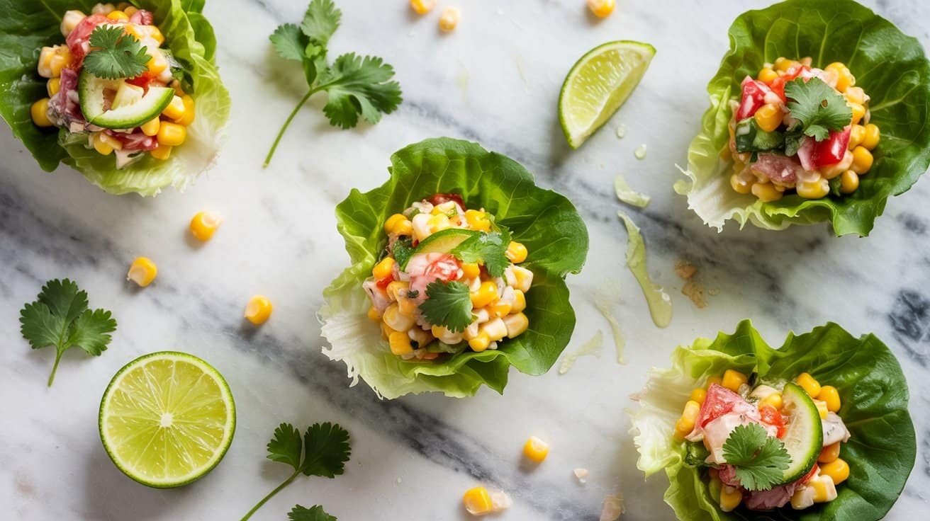 Cilantro lime corn salad cups a vibra lptc6 guqe
