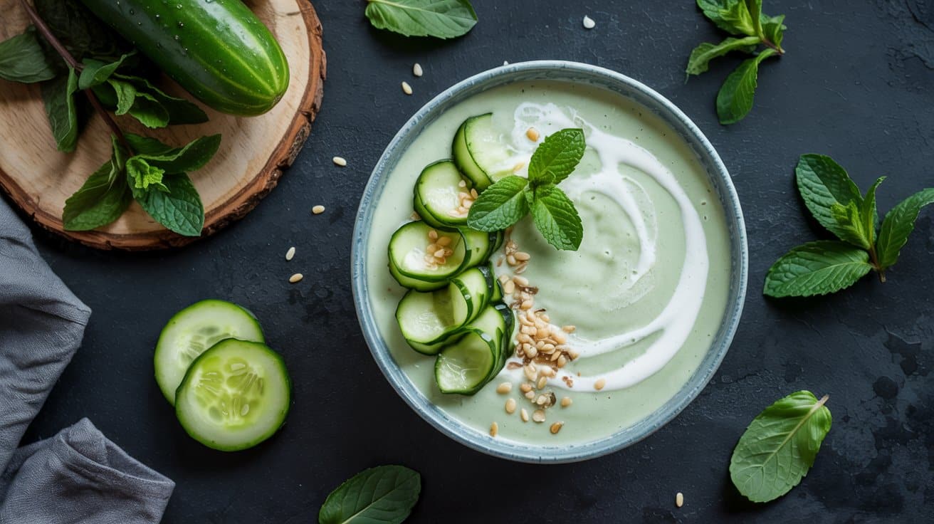 Cucumber mint smoothie bowl a refresh lq