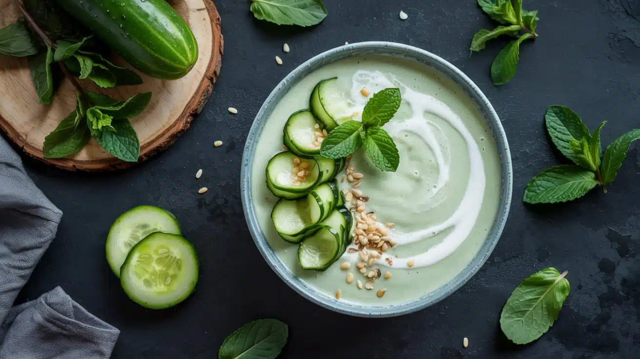 Cucumber mint smoothie bowl a refresh lq
