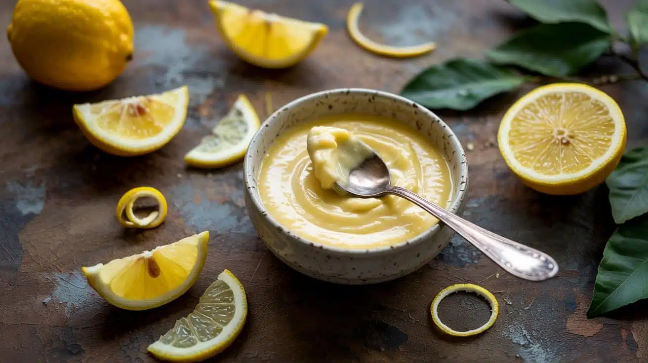 Lemon pudding a bright fresh top down xsn