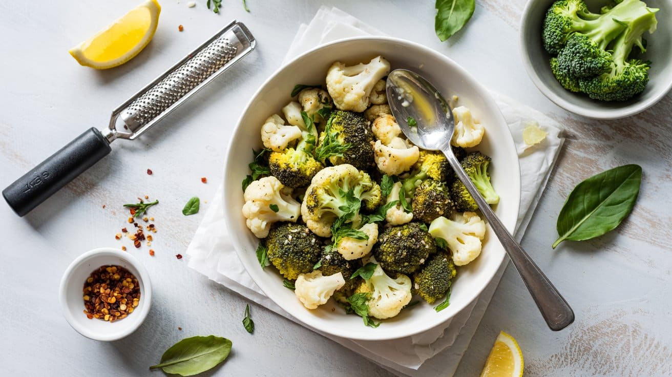 Zesty broccoli and salad