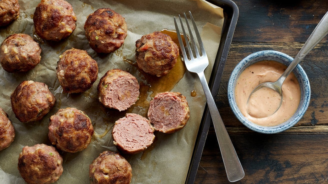 Breakfast meatballs a hearty top down fwsyjddxt