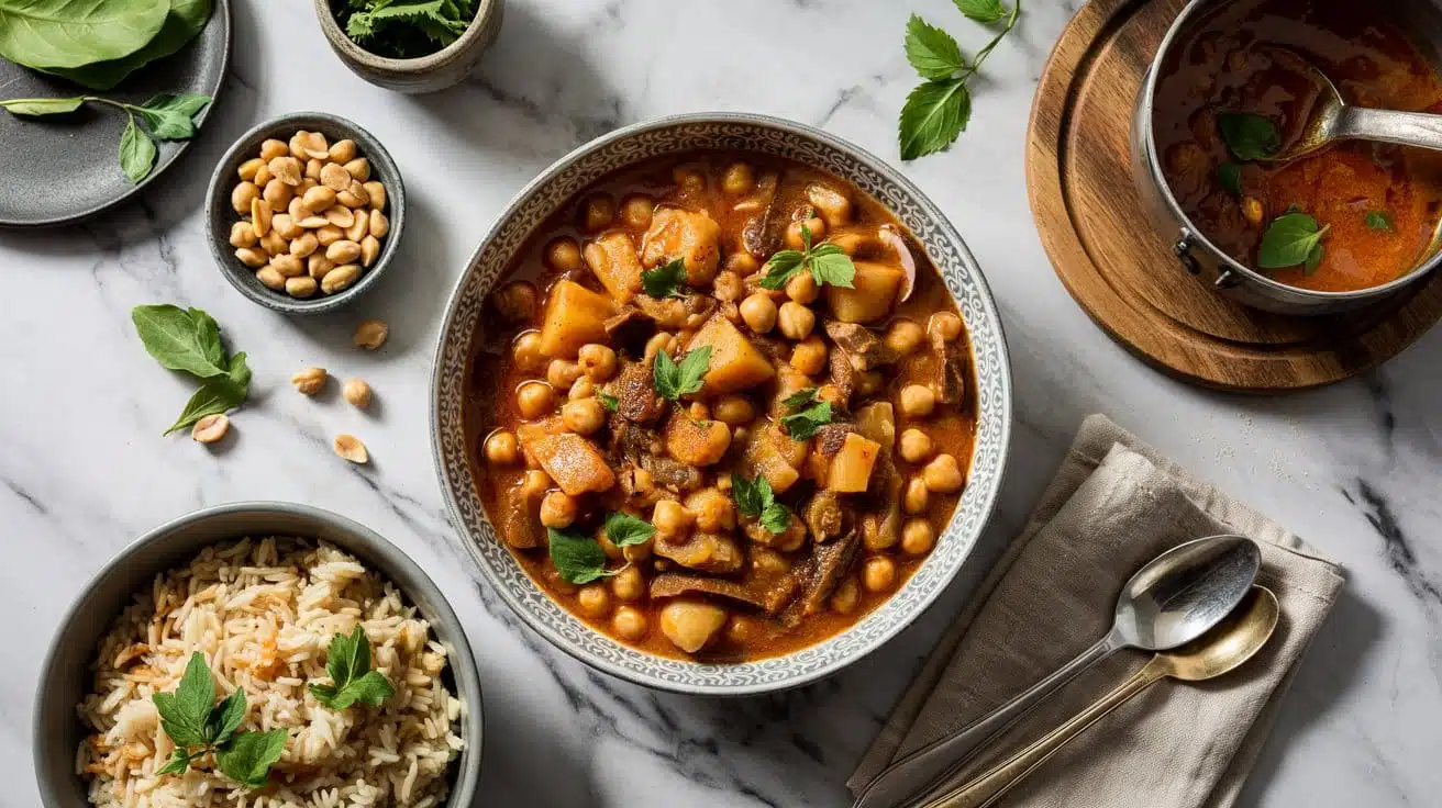 Chickpea massaman curry st