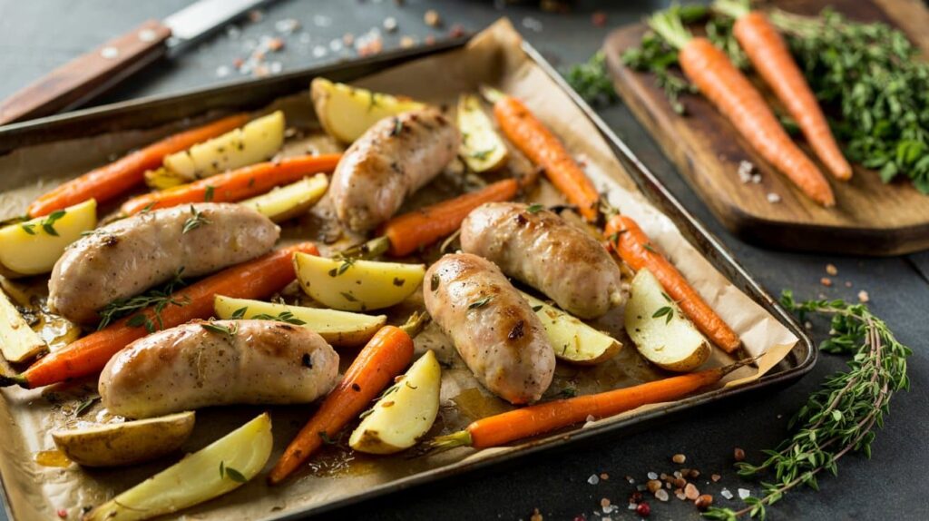 20 One-Pan Roasted Vegetable and Sausage Dinners