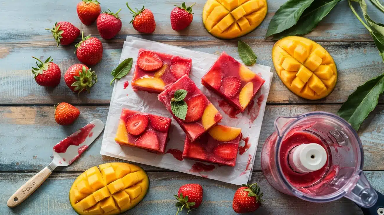 Mango frozen fruit bars a
