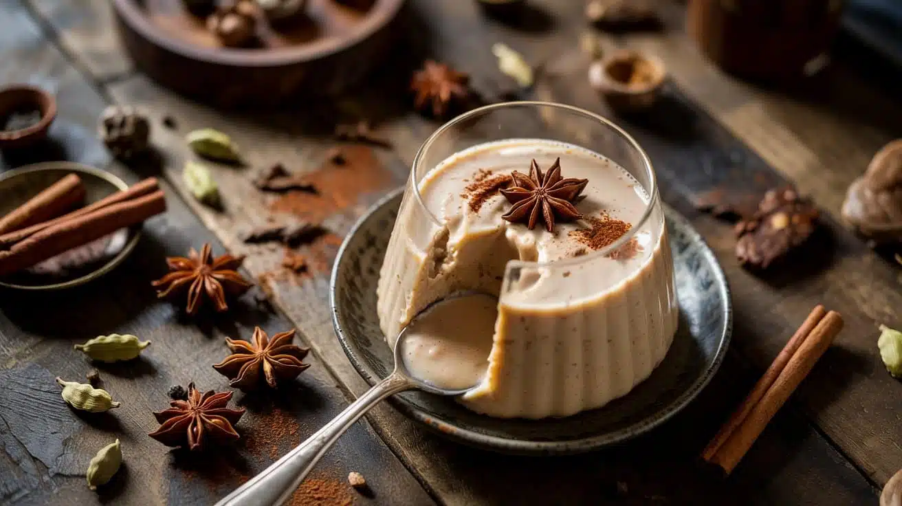 Chai spiced pudding a cozy aromatic t