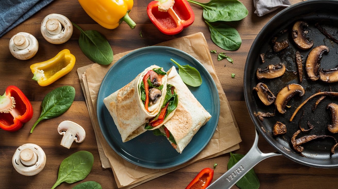 Keto veggie breakfast wrap a colorful jhive lwpmq